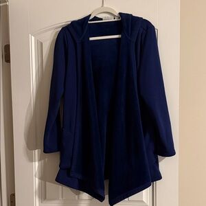 Navy Blue Women's Hooded Sweater